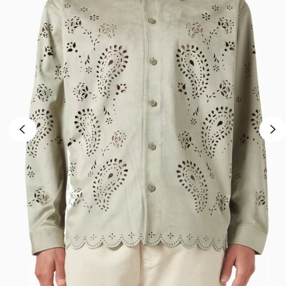 Kith  Follow Isaac Button-down Shirt in Microsuede - Picture 2 of 8